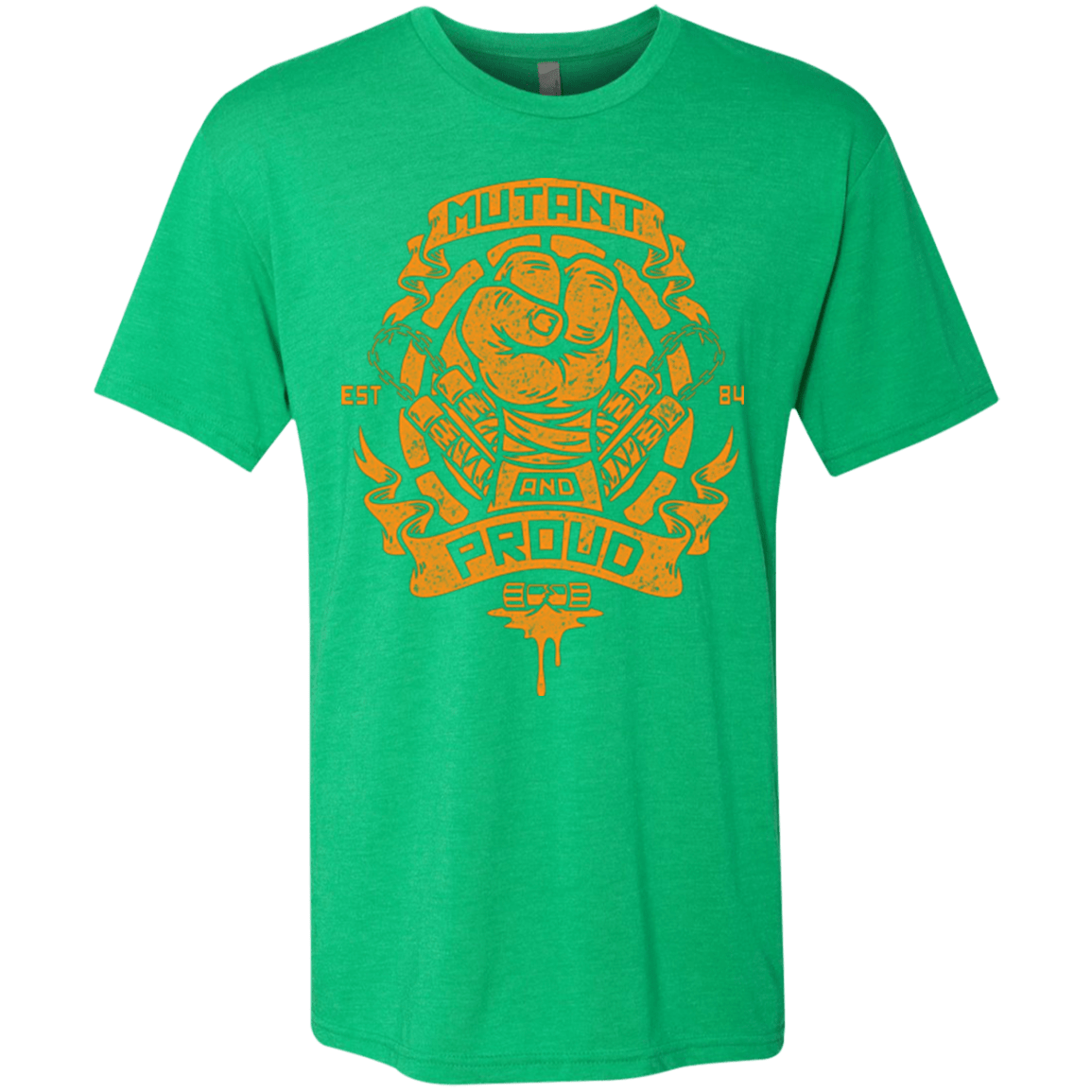 T-Shirts Envy / Small Mutant and Proud Mikey Men's Triblend T-Shirt