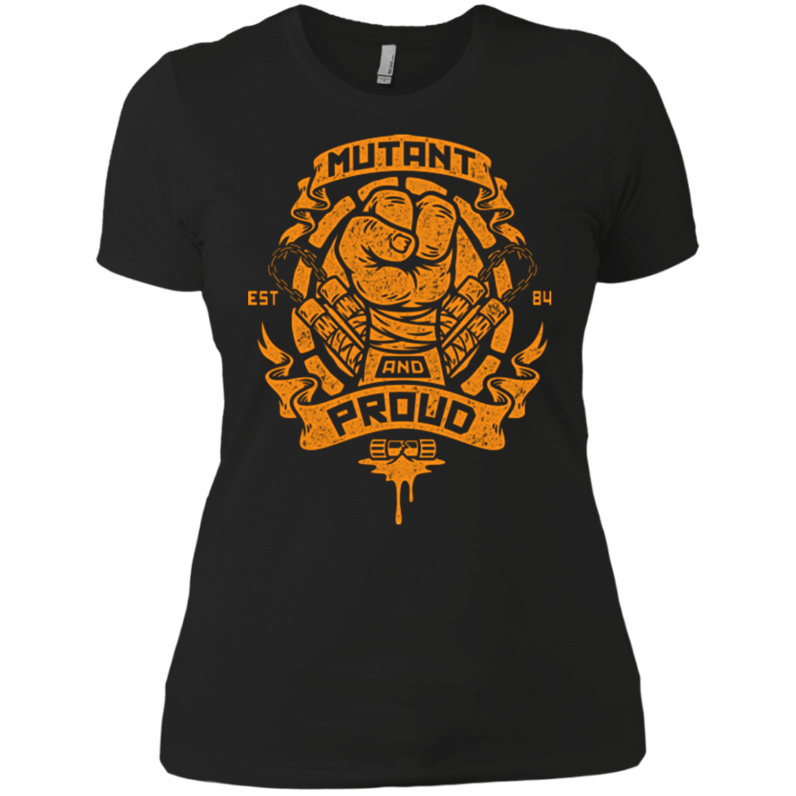 T-Shirts Black / X-Small Mutant and Proud Mikey Women's Premium T-Shirt