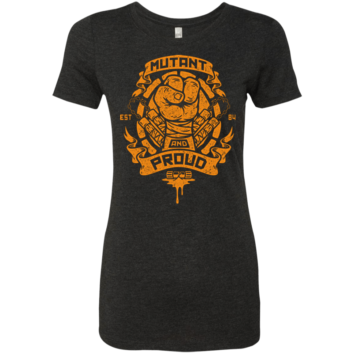 T-Shirts Vintage Black / Small Mutant and Proud Mikey Women's Triblend T-Shirt