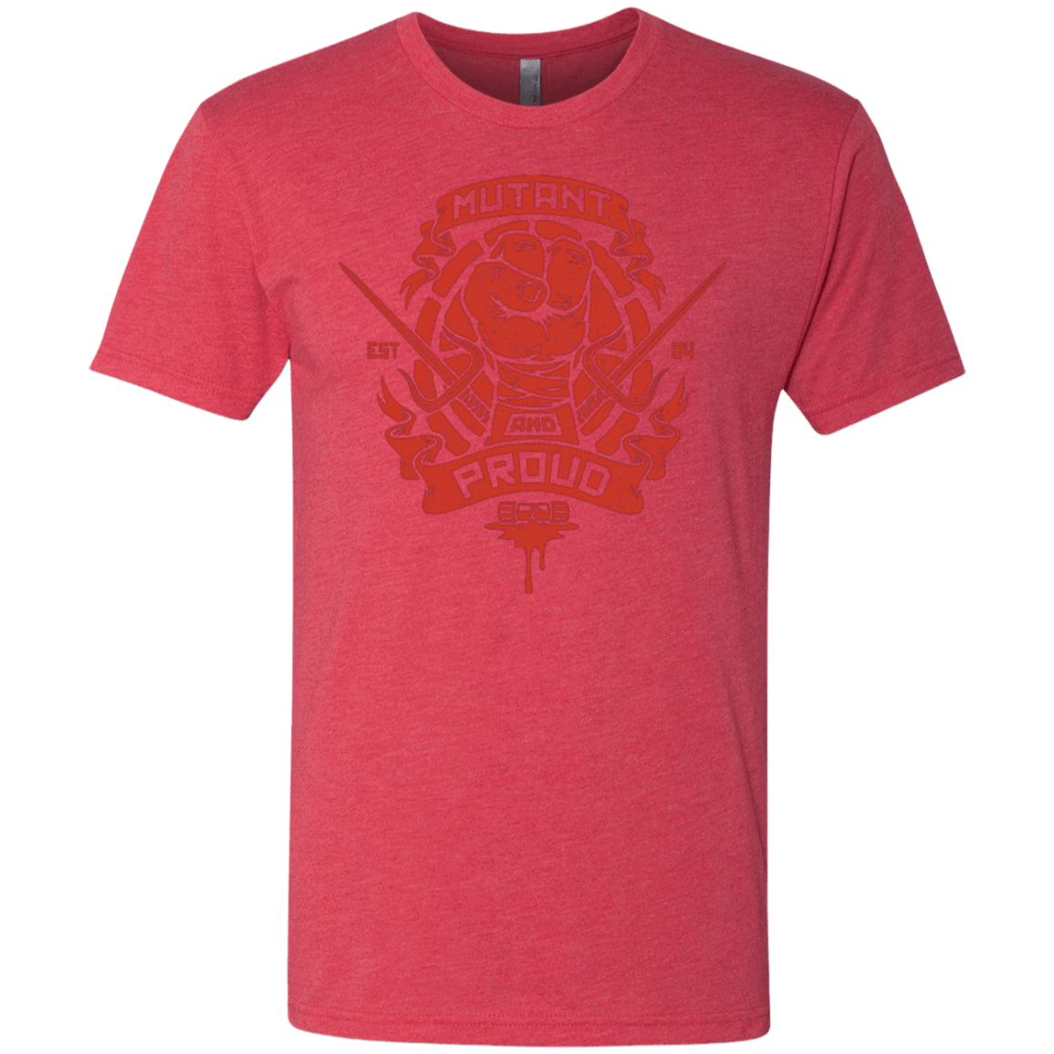 T-Shirts Vintage Red / Small Mutant and Proud Raph Men's Triblend T-Shirt