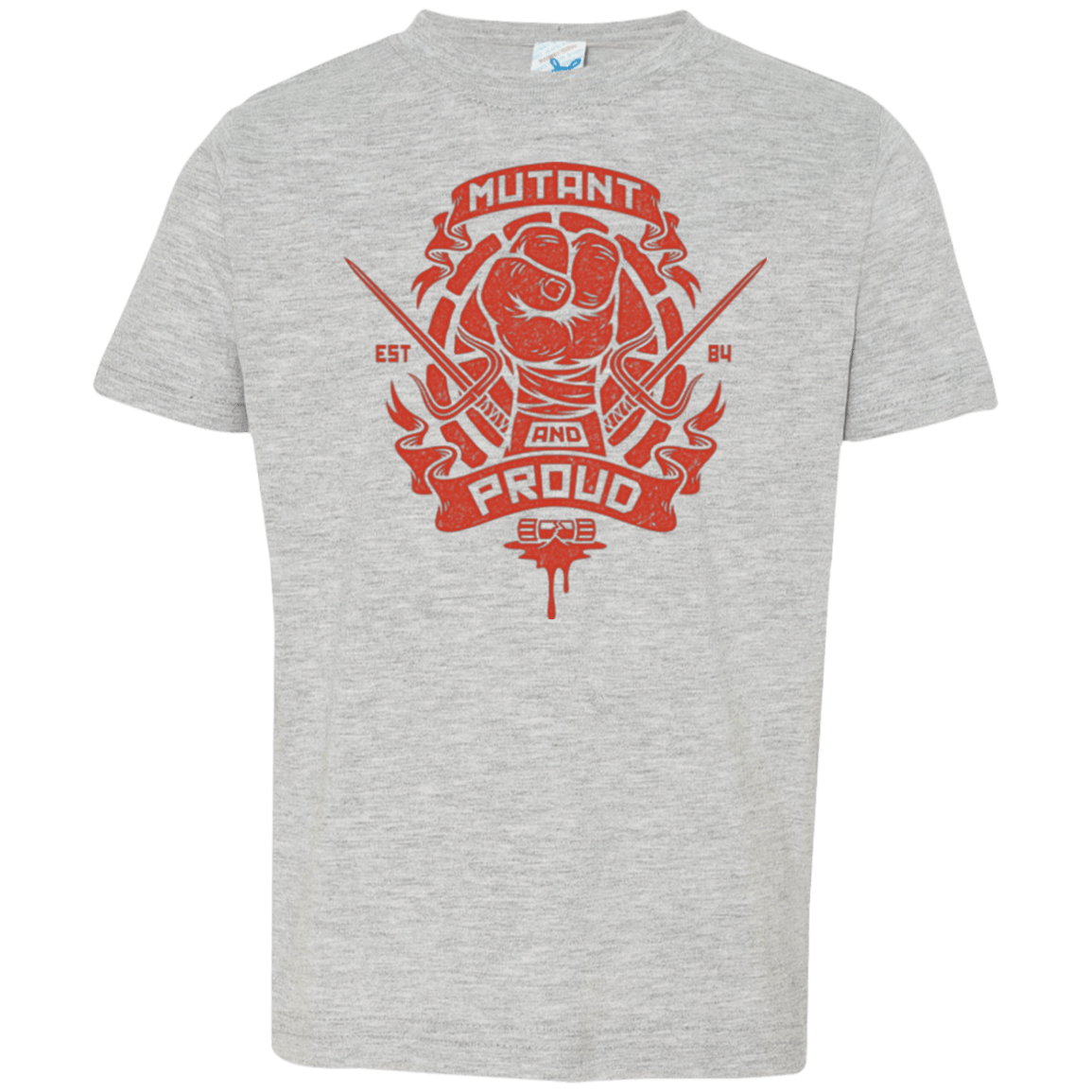 T-Shirts Heather / 2T Mutant and Proud Raph Toddler Premium T-Shirt