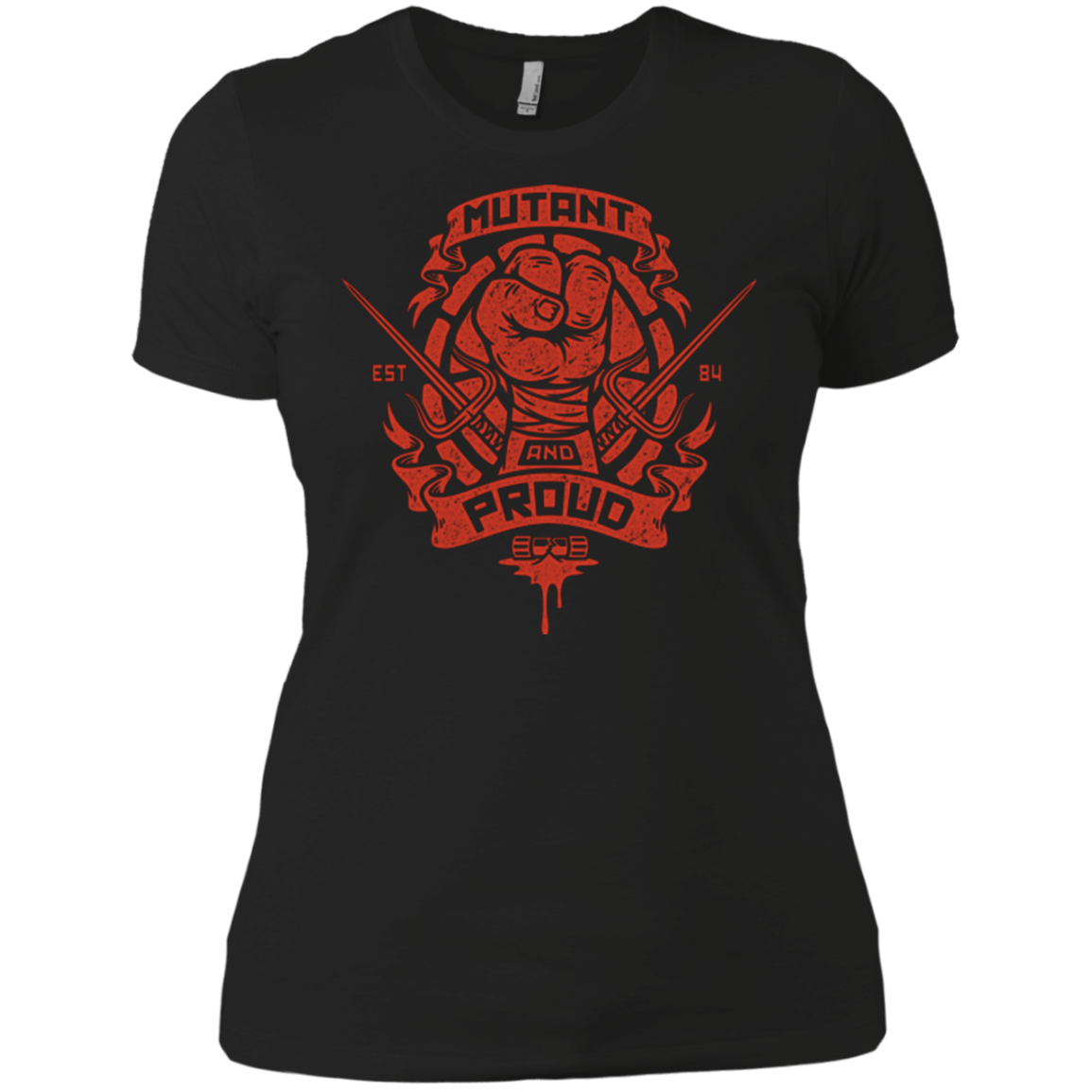 T-Shirts Black / X-Small Mutant and Proud Raph Women's Premium T-Shirt