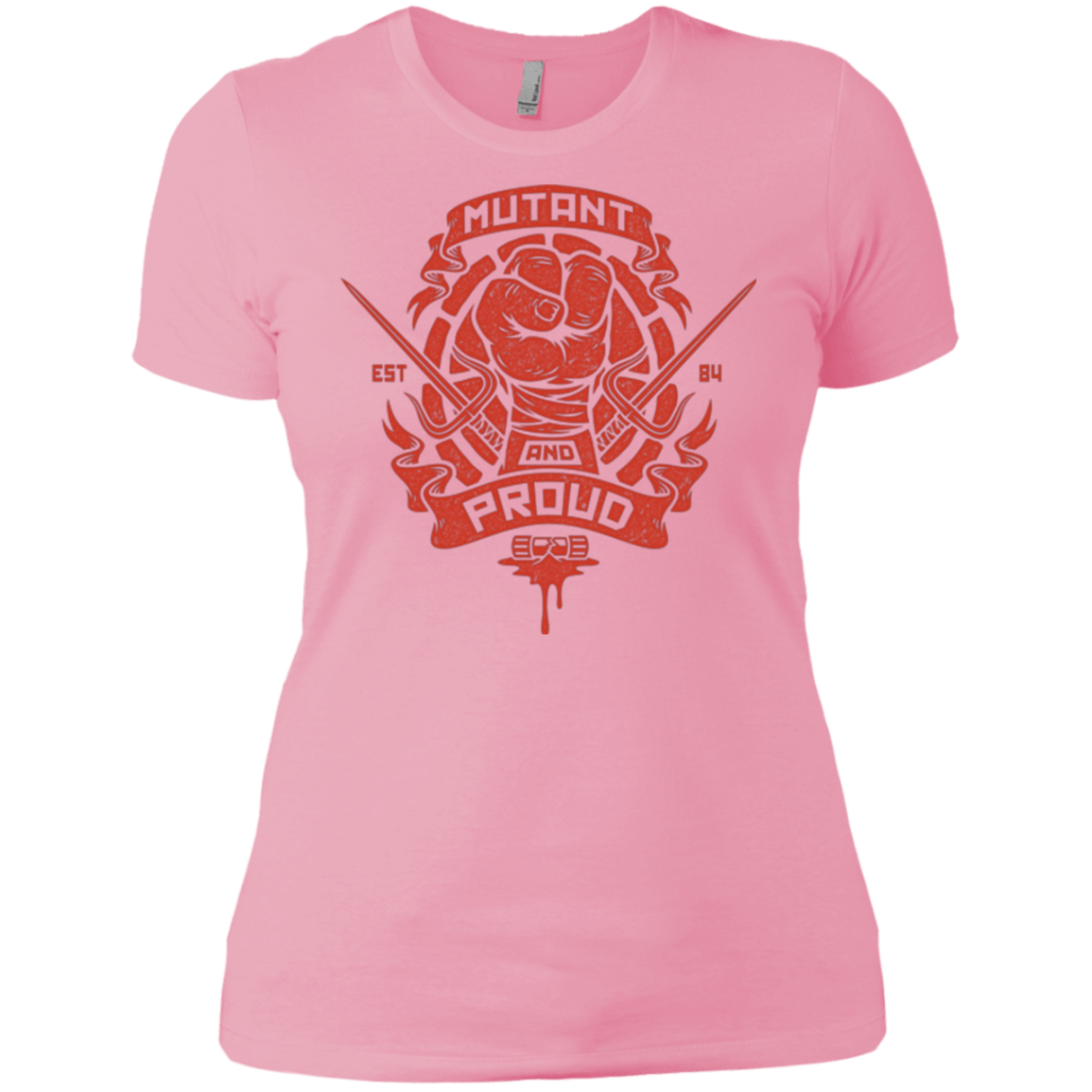 T-Shirts Light Pink / X-Small Mutant and Proud Raph Women's Premium T-Shirt