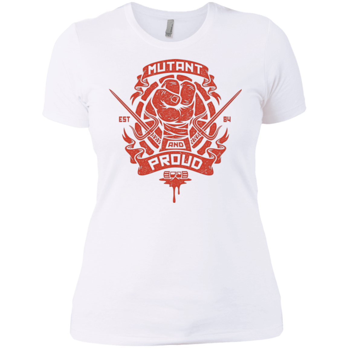 T-Shirts White / X-Small Mutant and Proud Raph Women's Premium T-Shirt