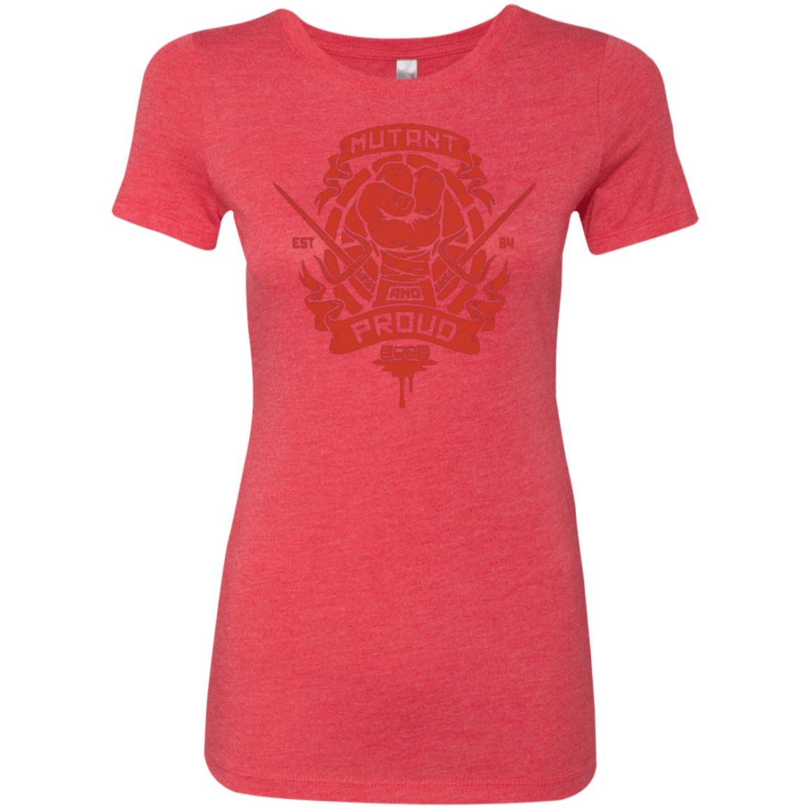 T-Shirts Vintage Red / Small Mutant and Proud Raph Women's Triblend T-Shirt