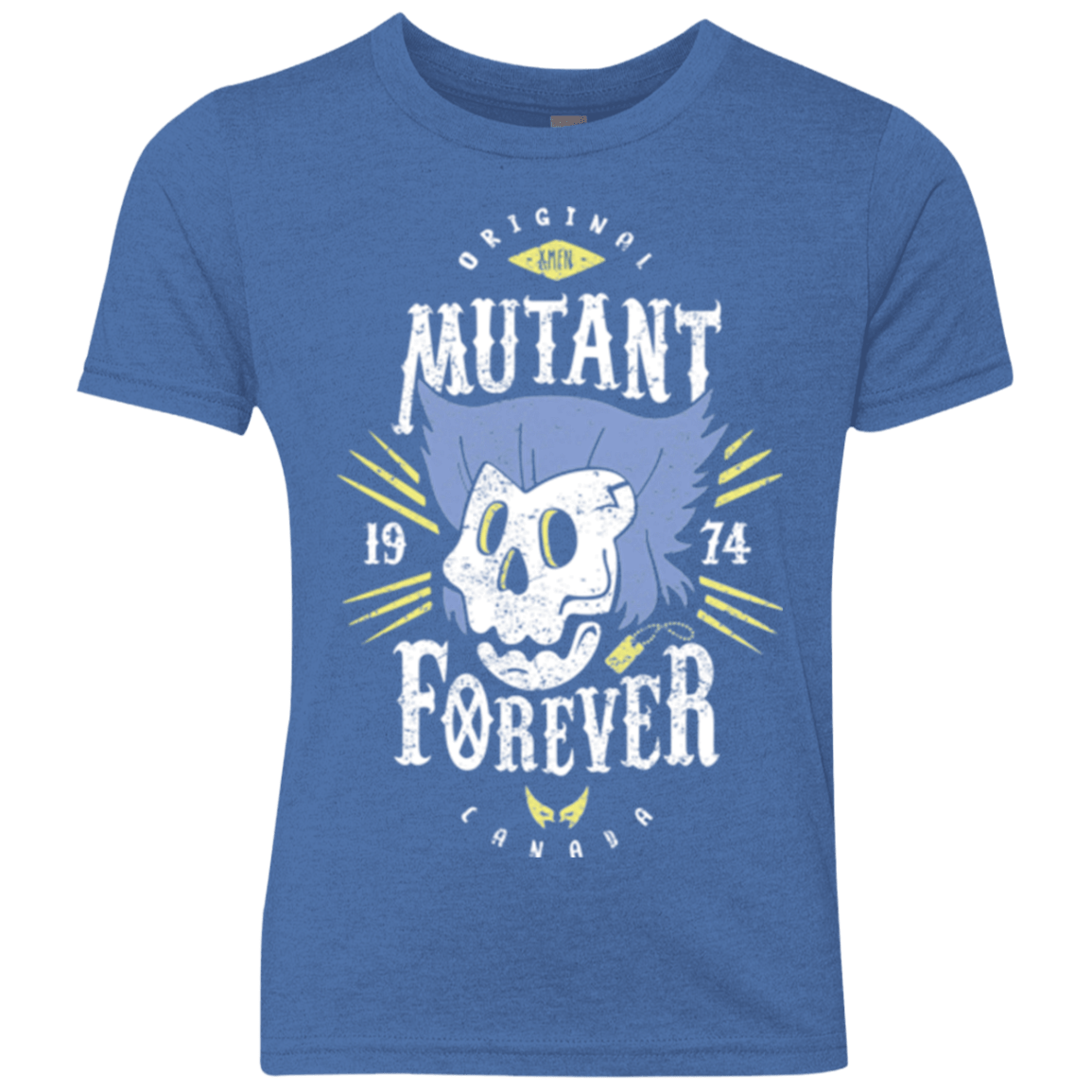 T-Shirts Vintage Royal / YXS Mutant Forever Youth Triblend T-Shirt