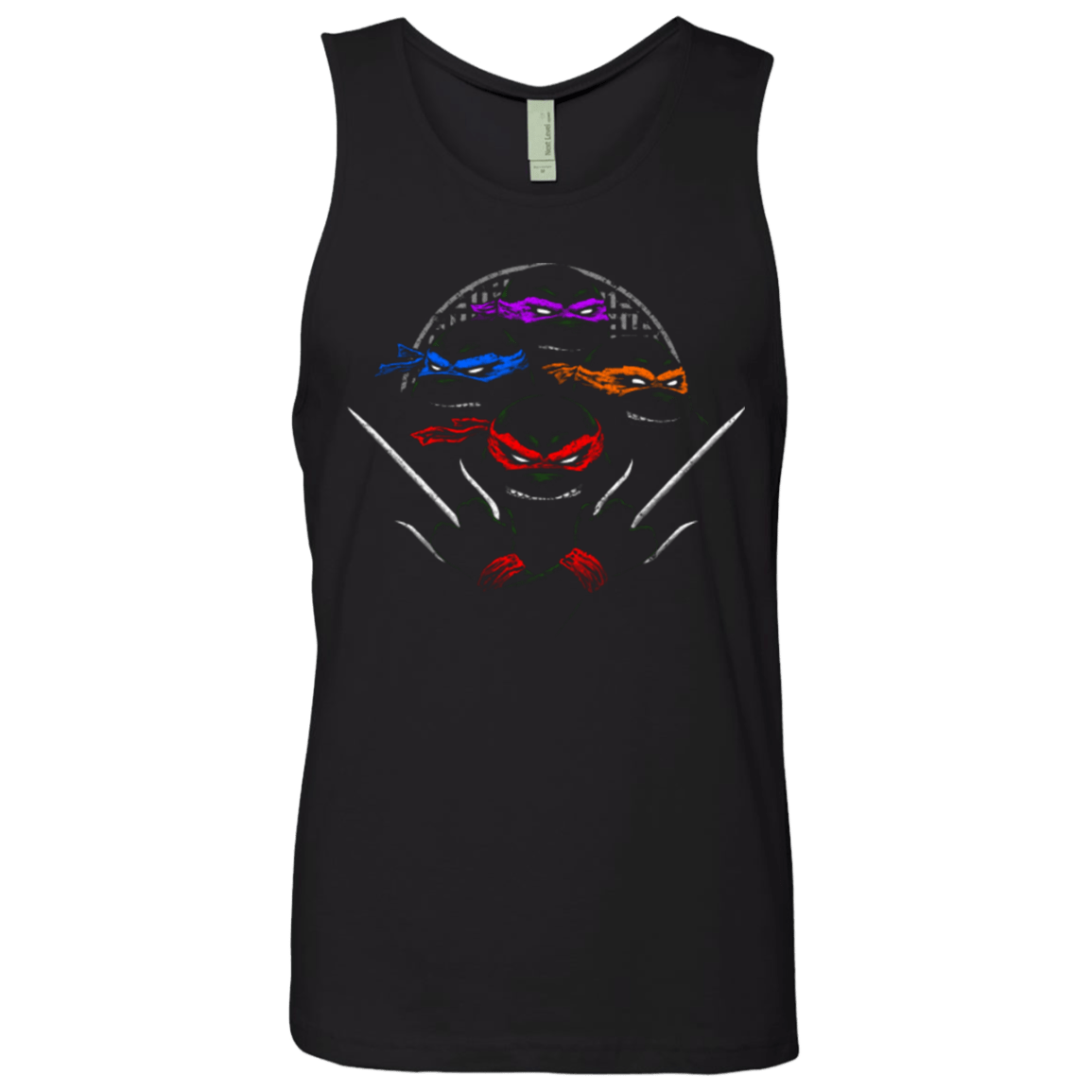 T-Shirts Black / Small Mutant Ninja Brothers Men's Premium Tank Top