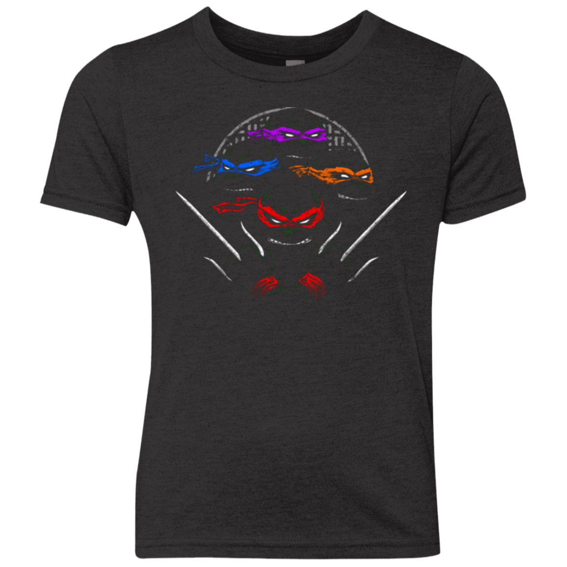 T-Shirts Vintage Black / YXS Mutant Ninja Brothers Youth Triblend T-Shirt
