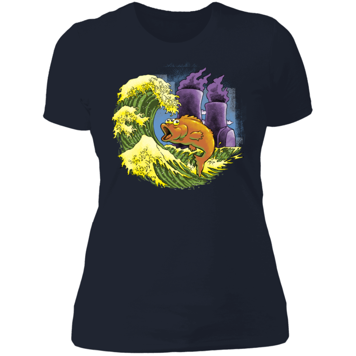 T-Shirts Midnight Navy / S Mutant Wave Women's Premium T-Shirt