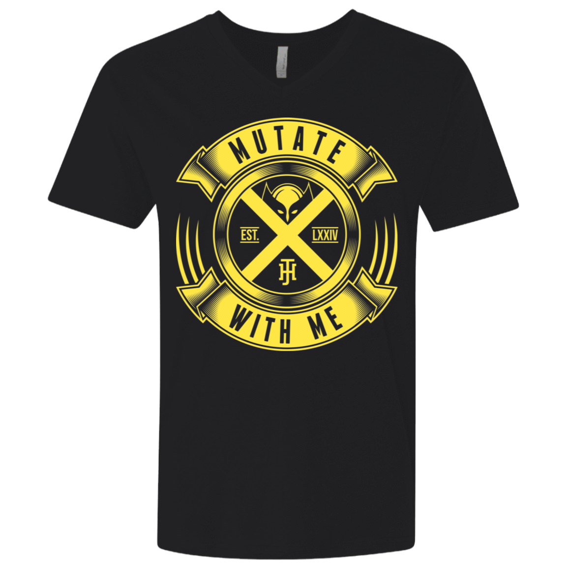 T-Shirts Black / X-Small Mutate With Me Men's Premium V-Neck