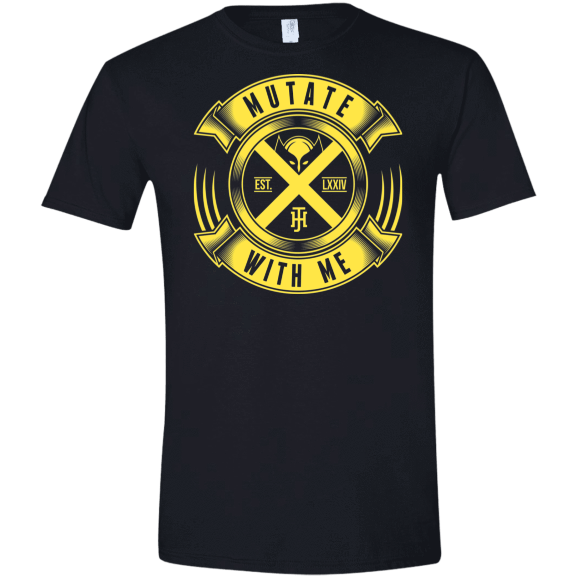 T-Shirts Black / X-Small Mutate With Me Men's Semi-Fitted Softstyle