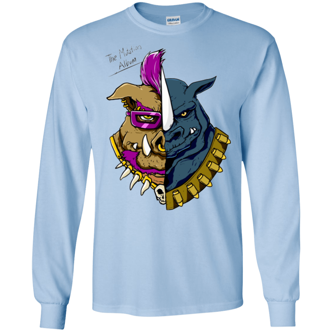 T-Shirts Light Blue / S Mutation album Men's Long Sleeve T-Shirt