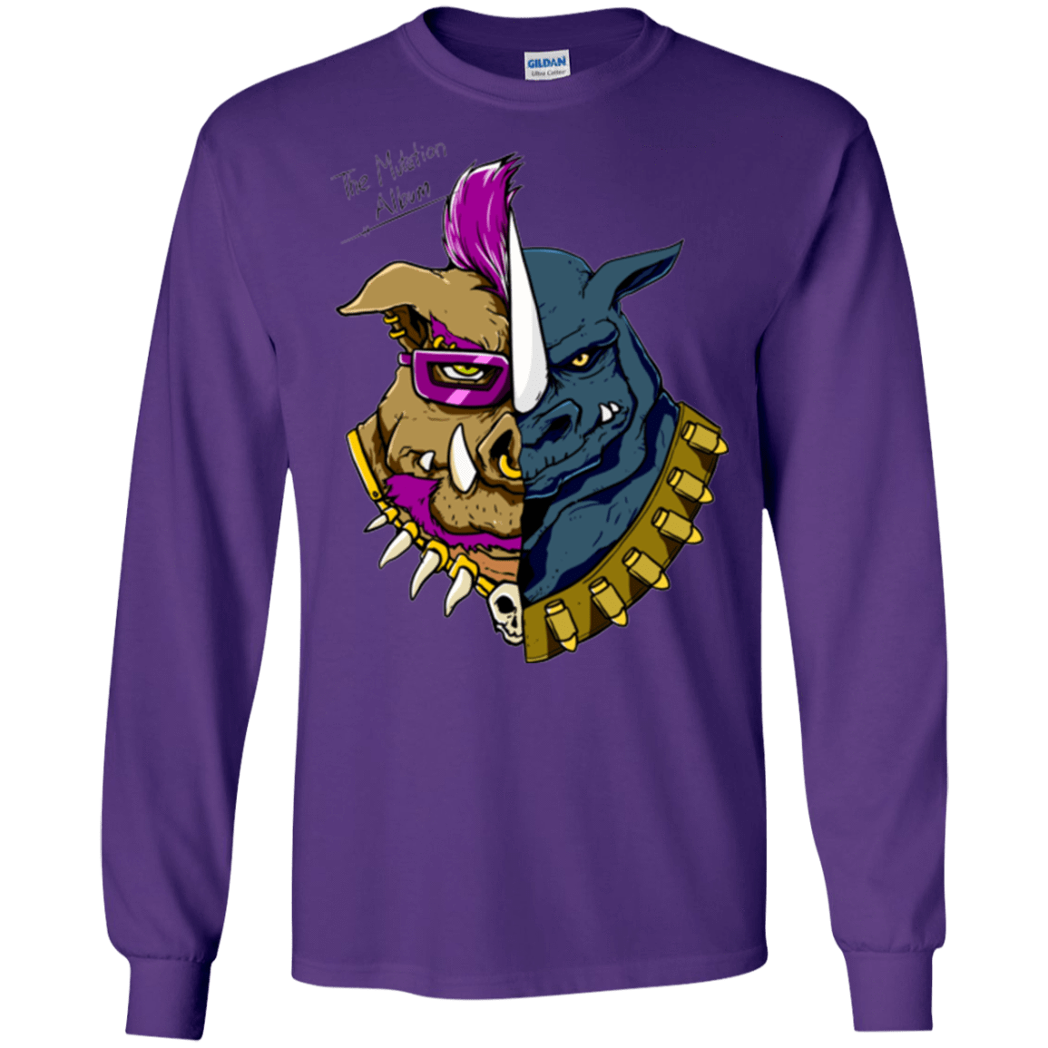 T-Shirts Purple / S Mutation album Men's Long Sleeve T-Shirt