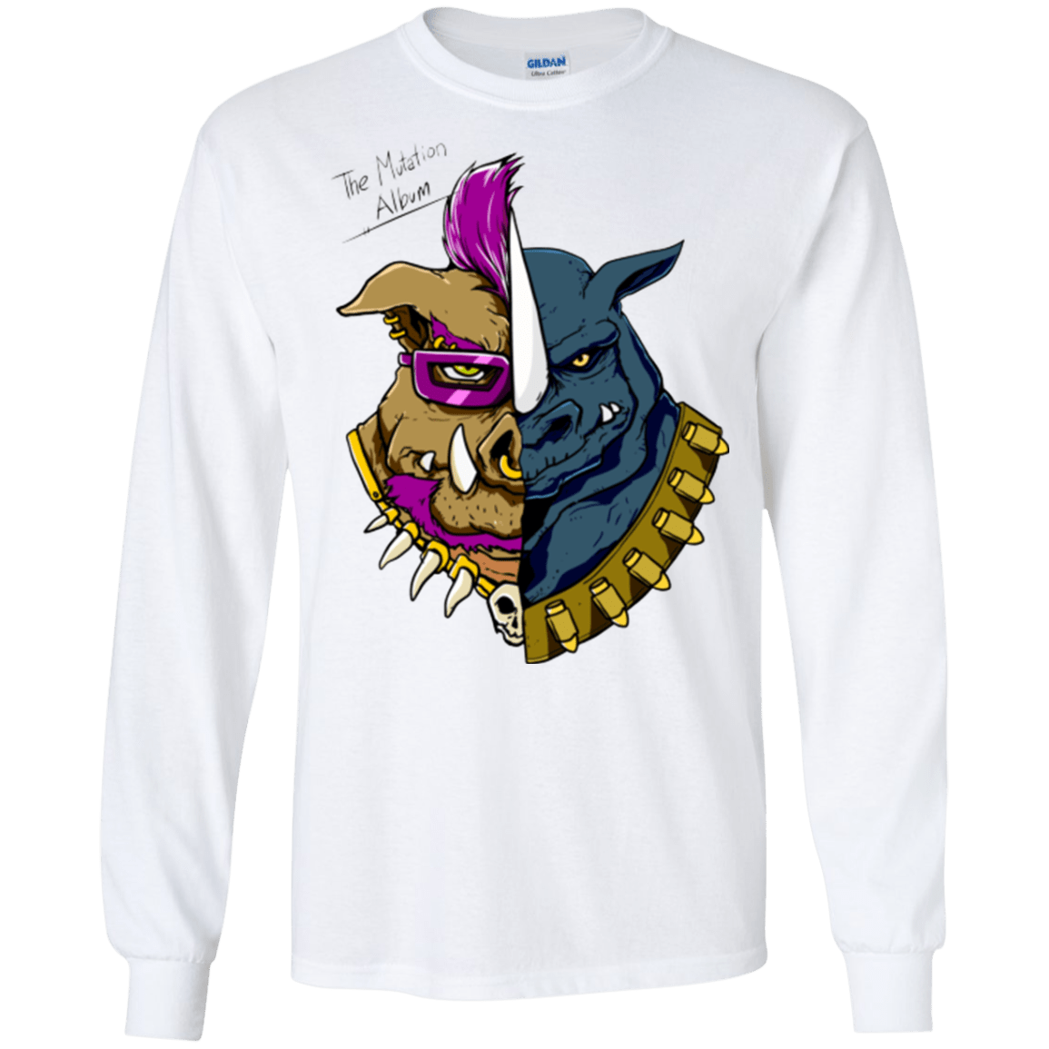 T-Shirts White / S Mutation album Men's Long Sleeve T-Shirt