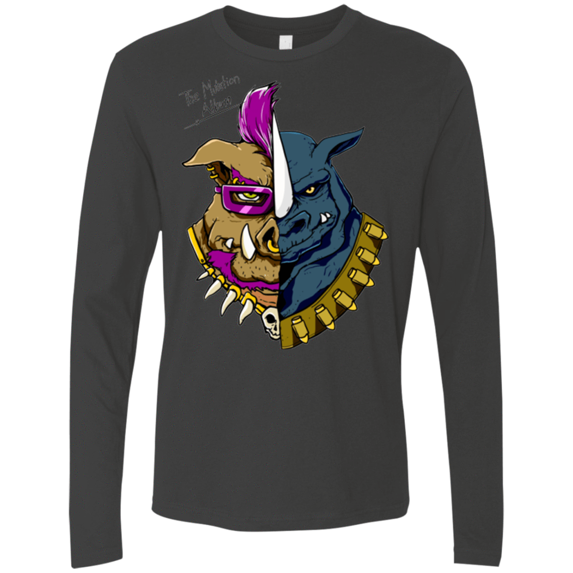 T-Shirts Heavy Metal / S Mutation album Men's Premium Long Sleeve