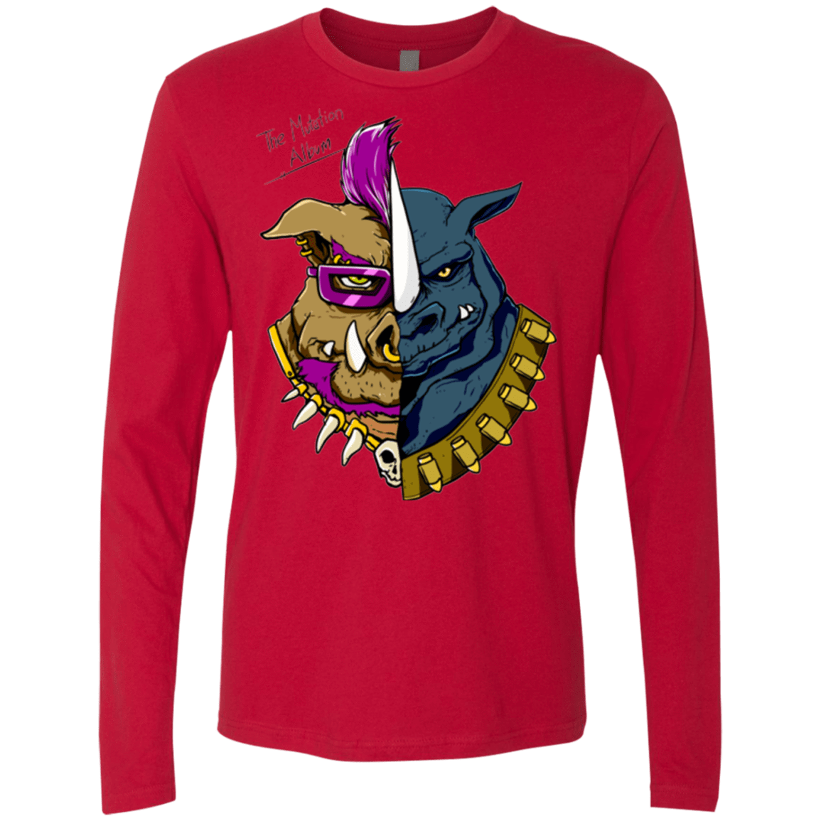 T-Shirts Red / S Mutation album Men's Premium Long Sleeve