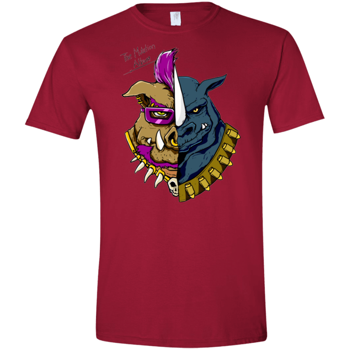 T-Shirts Cardinal Red / S Mutation album Men's Semi-Fitted Softstyle