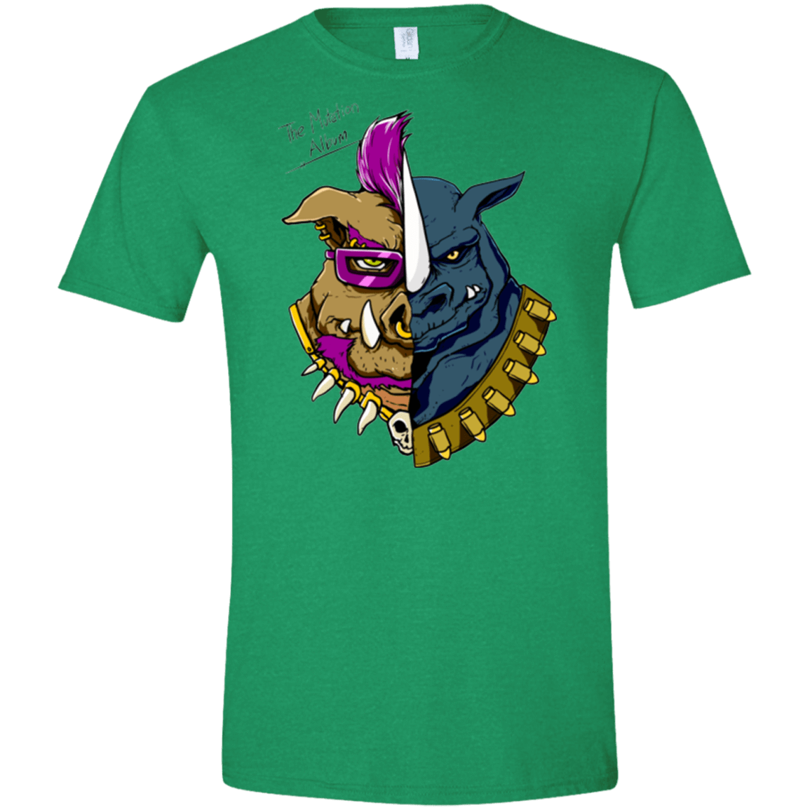 T-Shirts Heather Irish Green / S Mutation album Men's Semi-Fitted Softstyle