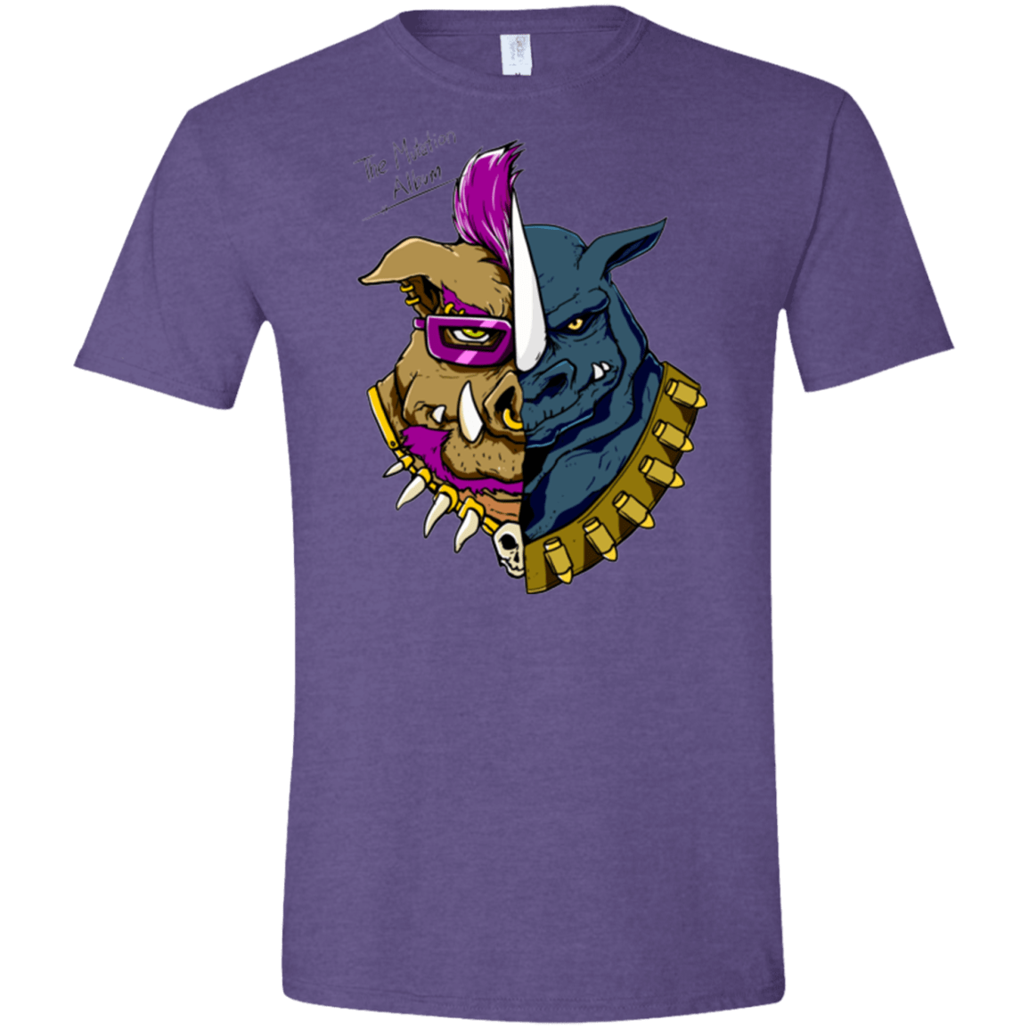 T-Shirts Heather Purple / S Mutation album Men's Semi-Fitted Softstyle