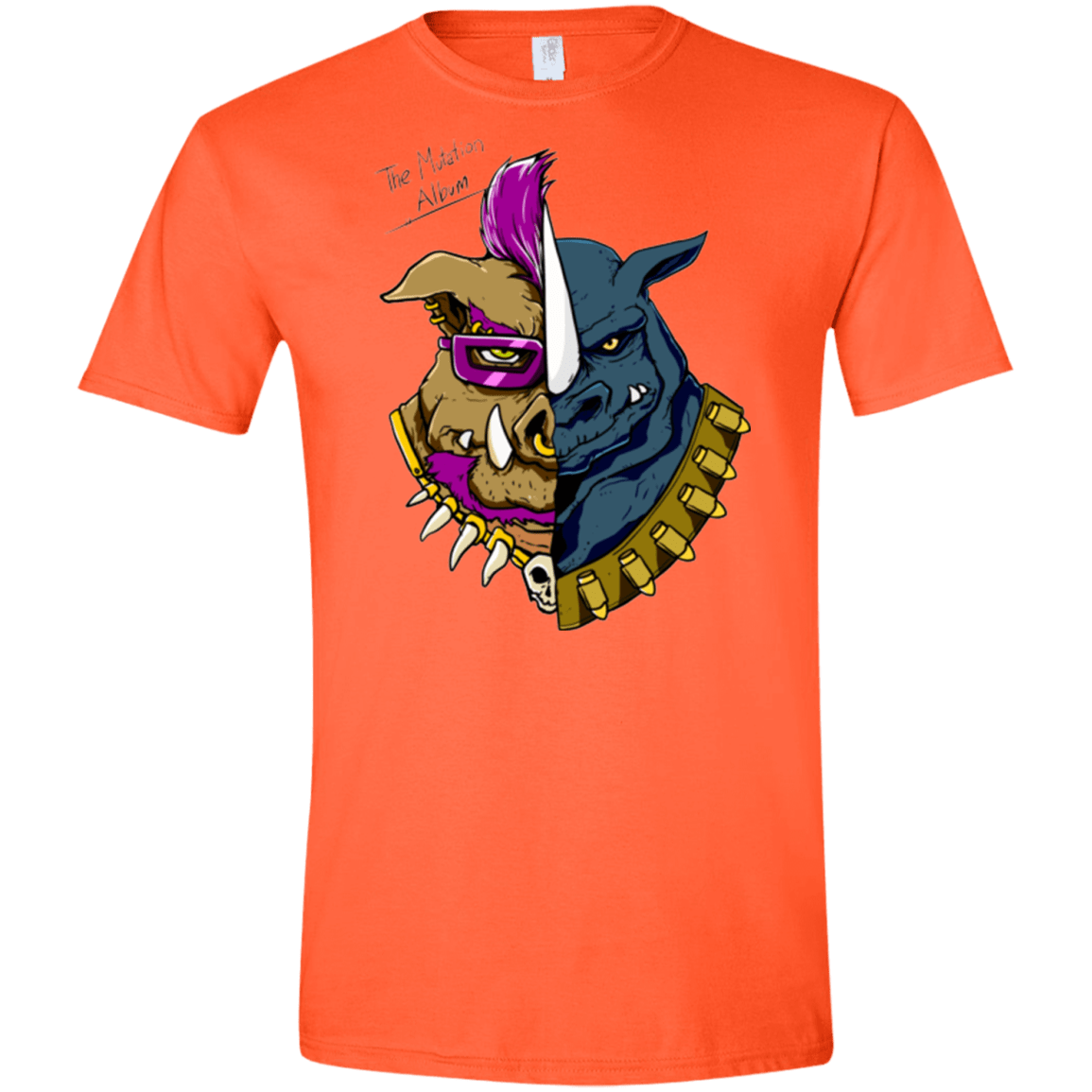 T-Shirts Orange / S Mutation album Men's Semi-Fitted Softstyle