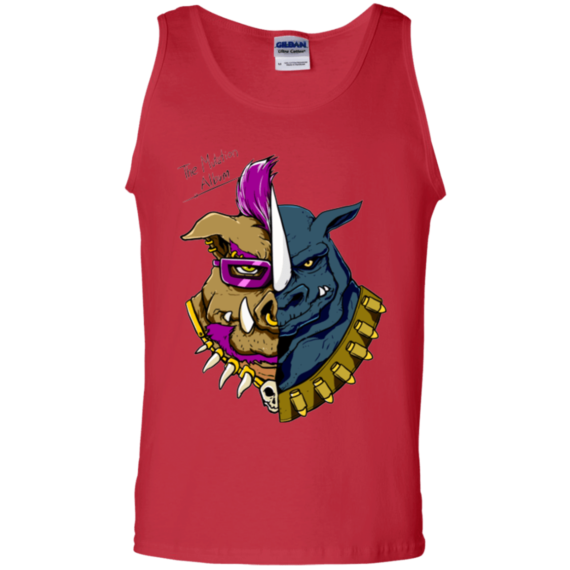 T-Shirts Red / S Mutation album Men's Tank Top