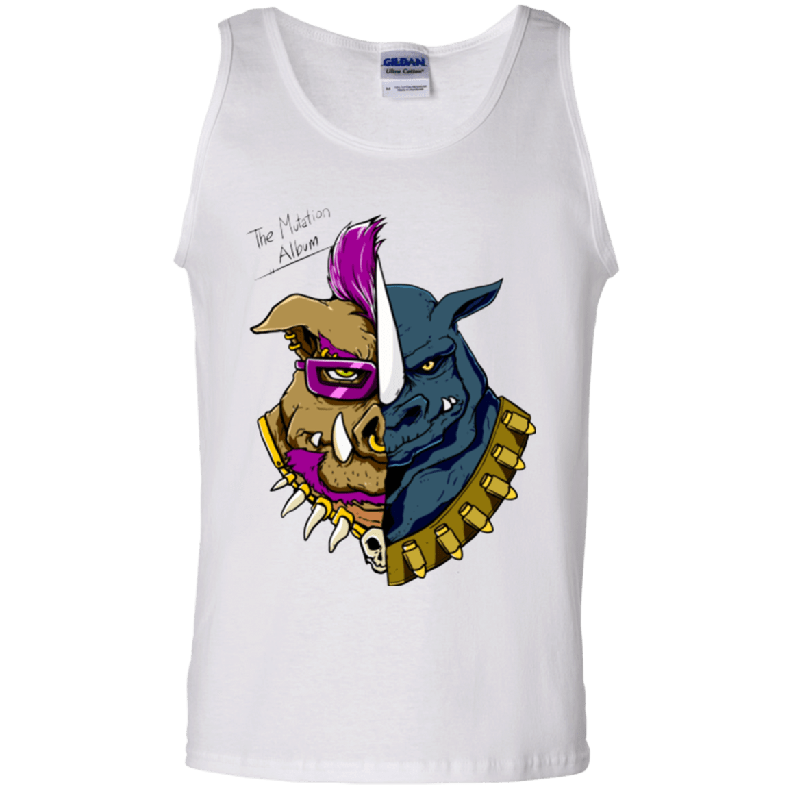 T-Shirts White / S Mutation album Men's Tank Top