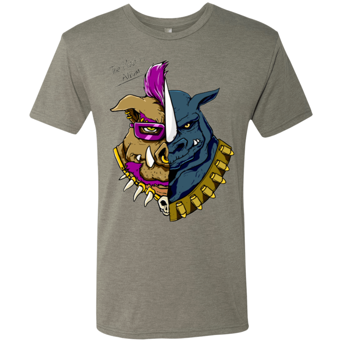 T-Shirts Venetian Grey / Small Mutation Album Men's Triblend T-Shirt