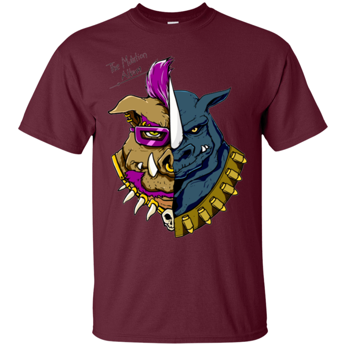 T-Shirts Maroon / S Mutation album T-Shirt