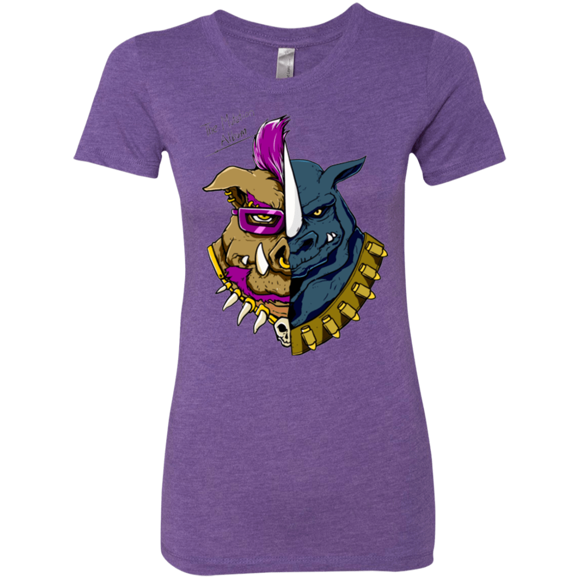 T-Shirts Purple Rush / S Mutation album Women's Triblend T-Shirt