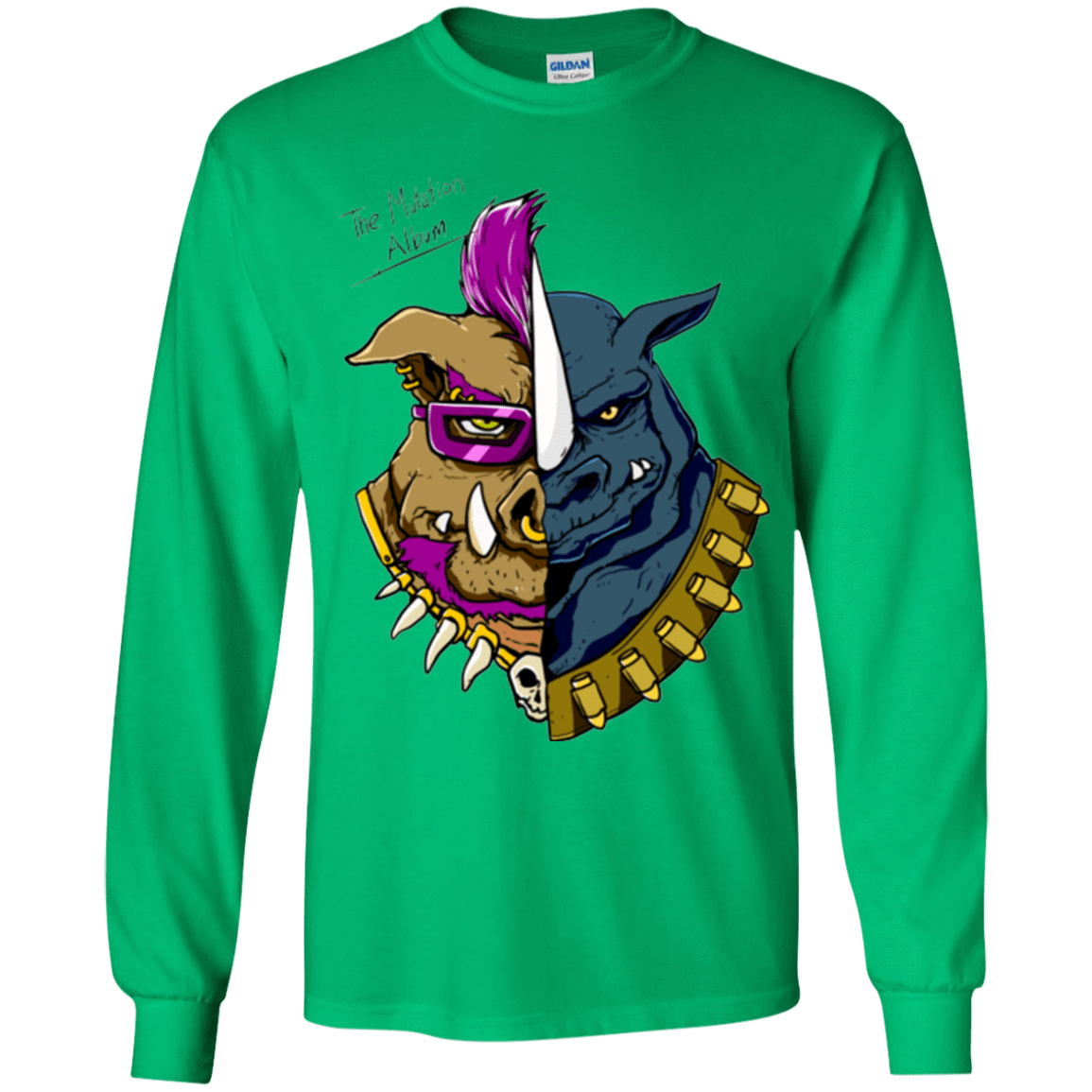 T-Shirts Irish Green / YS Mutation album Youth Long Sleeve T-Shirt