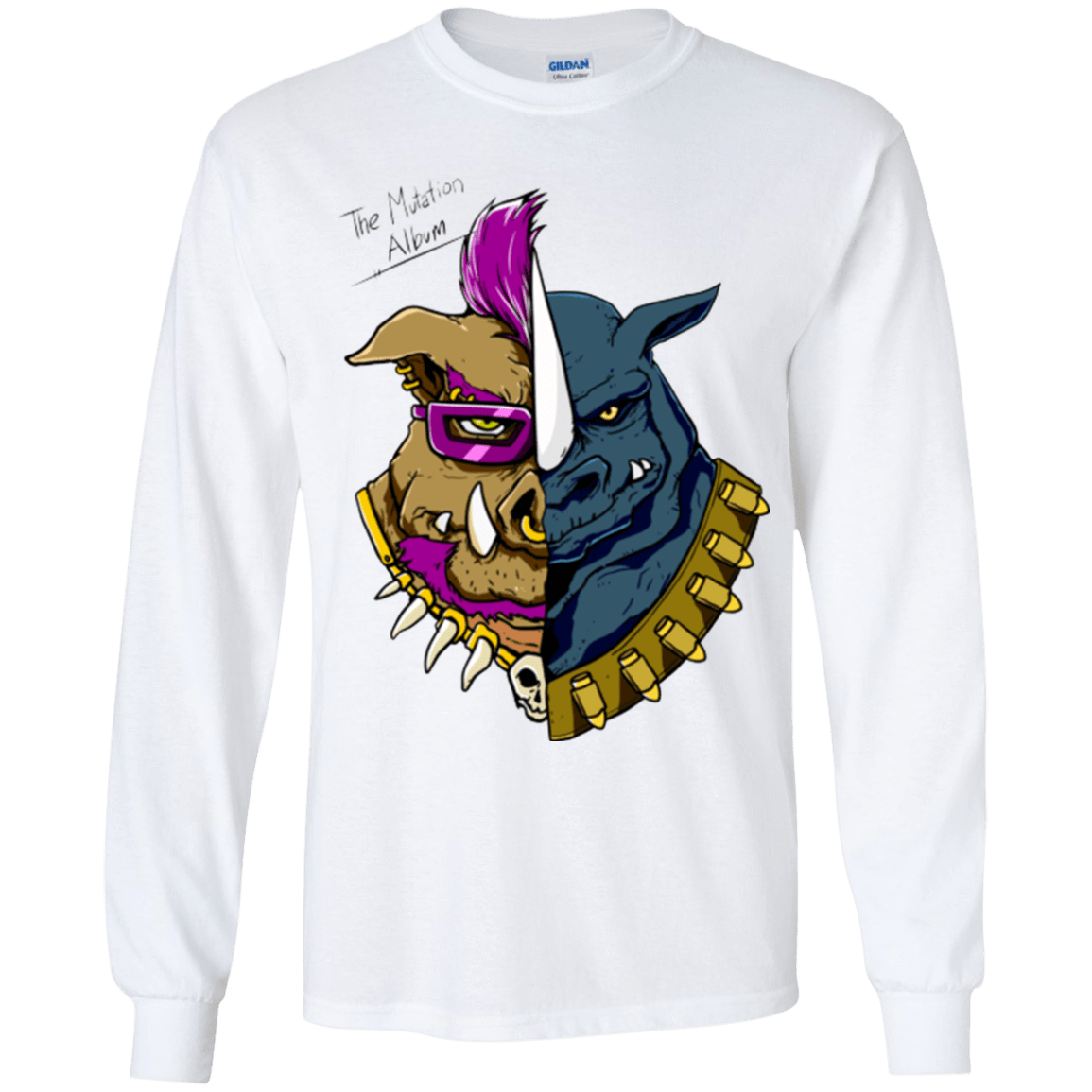 T-Shirts White / YS Mutation album Youth Long Sleeve T-Shirt