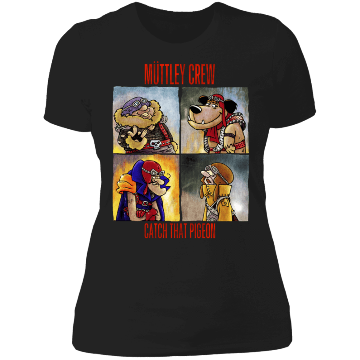 T-Shirts Black / X-Small Muttley Crew Women's Premium T-Shirt