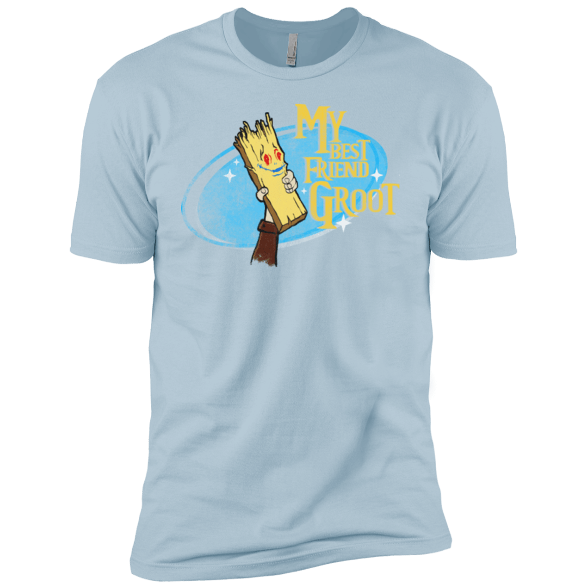 T-Shirts Light Blue / YXS My Best Friend Groot Boys Premium T-Shirt
