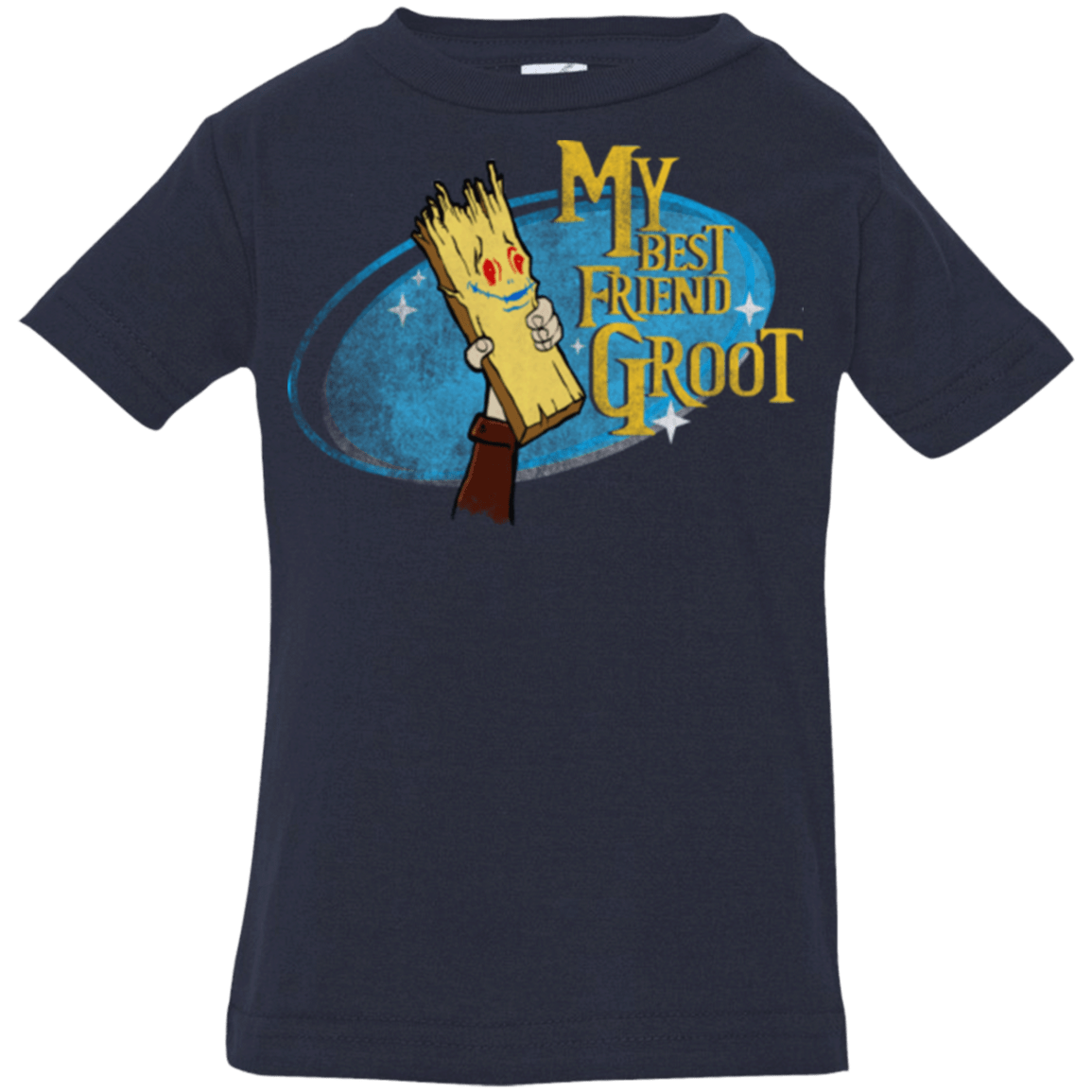 T-Shirts Navy / 6 Months My Best Friend Groot Infant PremiumT-Shirt
