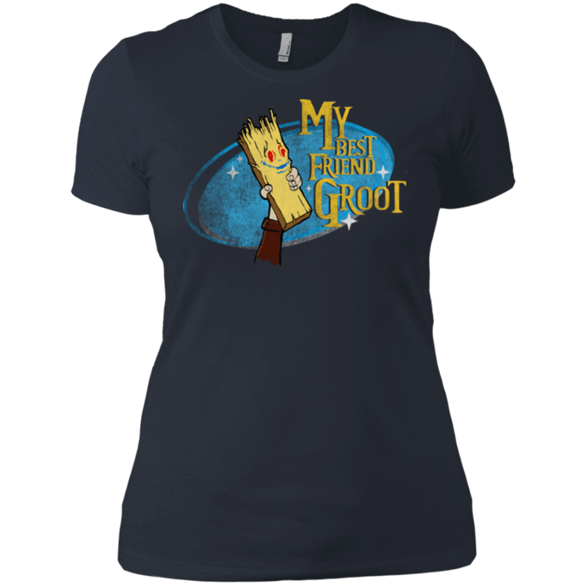 T-Shirts Indigo / X-Small My Best Friend Groot Women's Premium T-Shirt