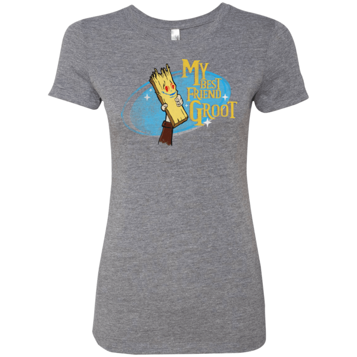 T-Shirts Premium Heather / Small My Best Friend Groot Women's Triblend T-Shirt
