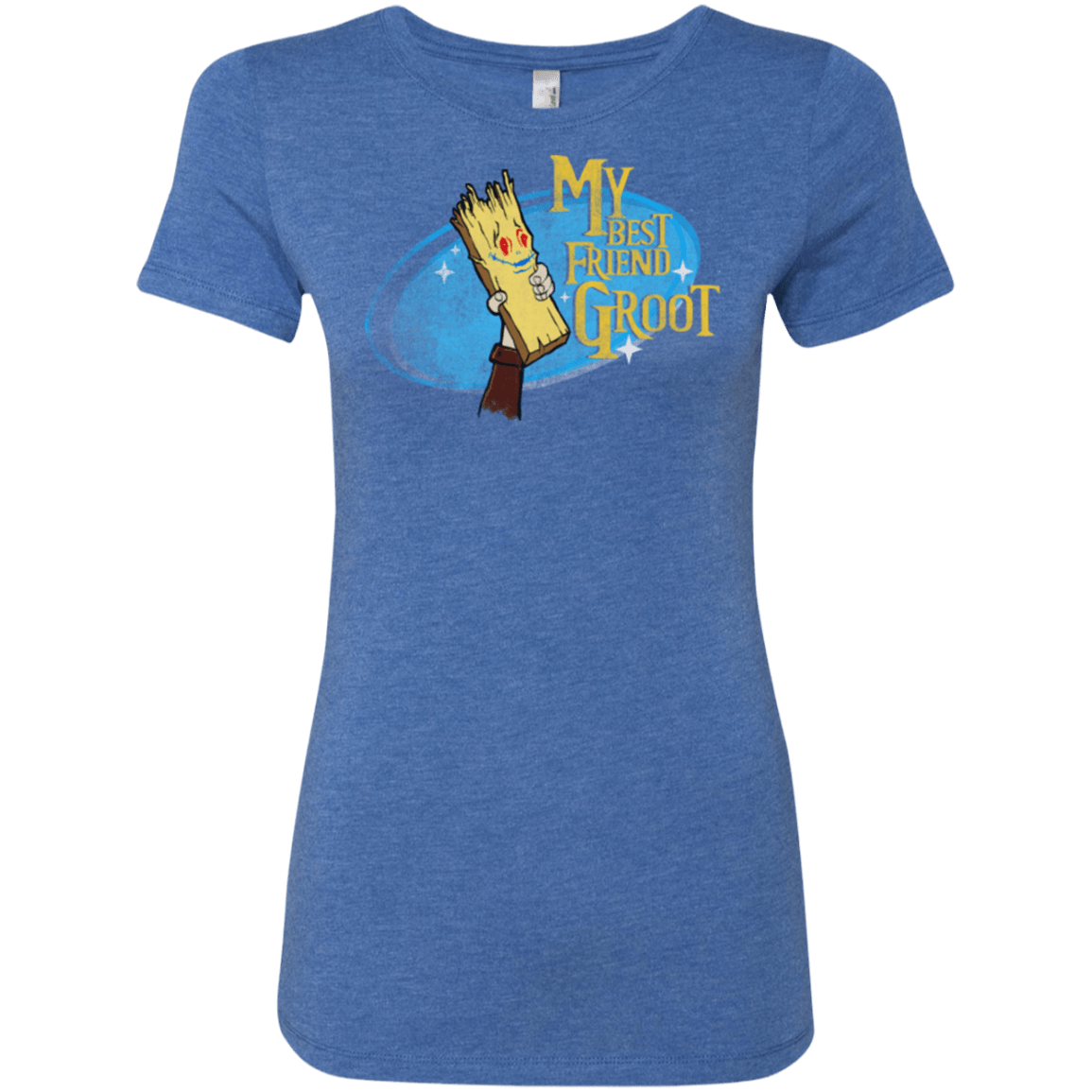 T-Shirts Vintage Royal / Small My Best Friend Groot Women's Triblend T-Shirt