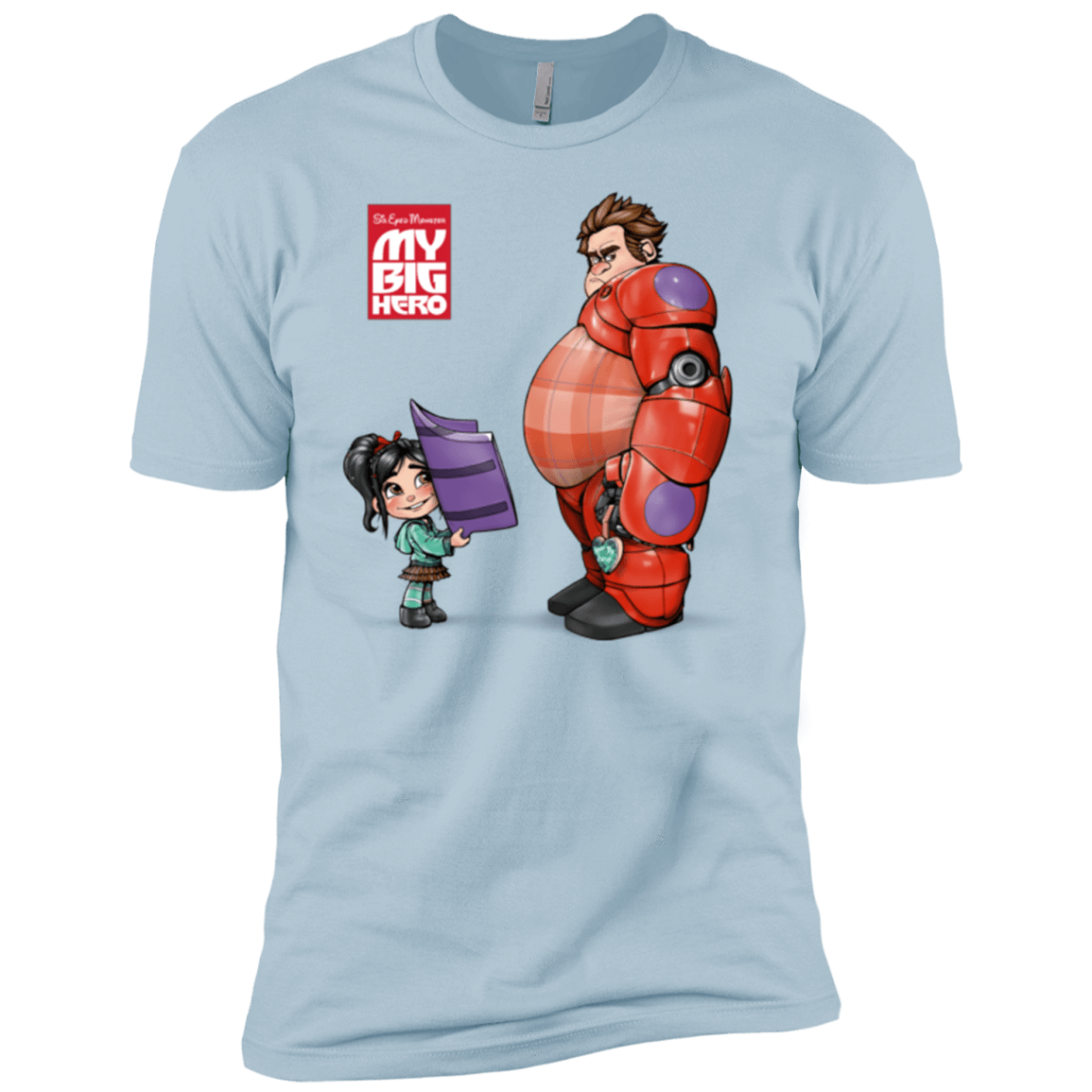 T-Shirts Light Blue / YXS My Big Hero Boys Premium T-Shirt