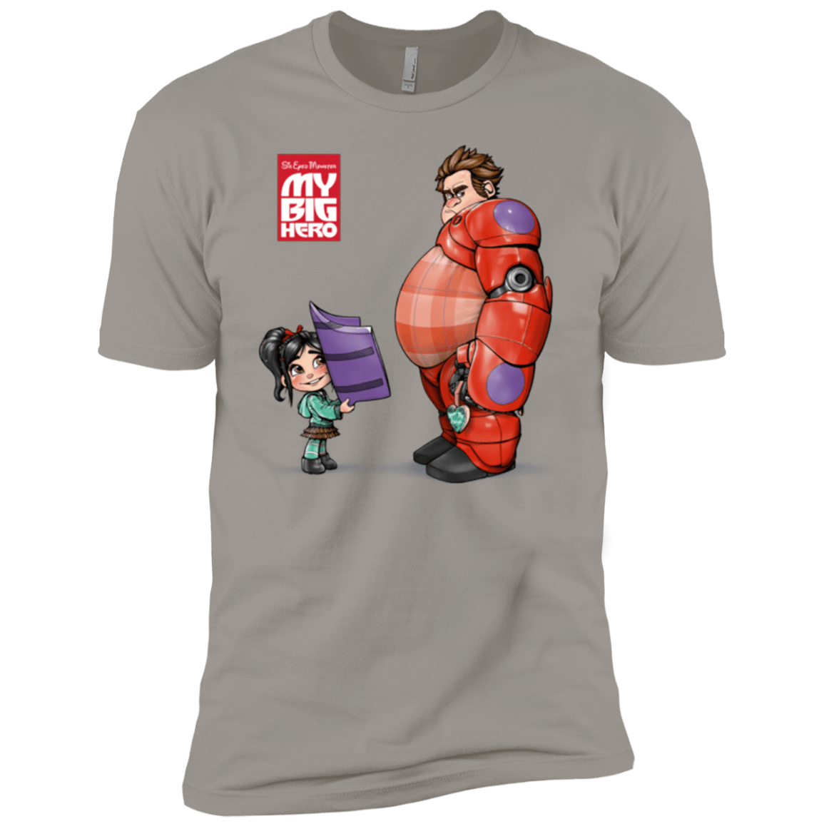 T-Shirts Light Grey / YXS My Big Hero Boys Premium T-Shirt