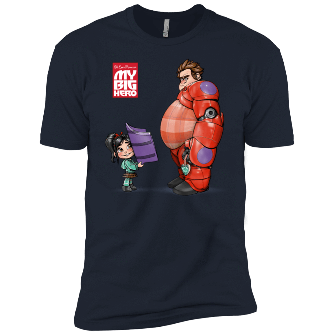 T-Shirts Midnight Navy / YXS My Big Hero Boys Premium T-Shirt
