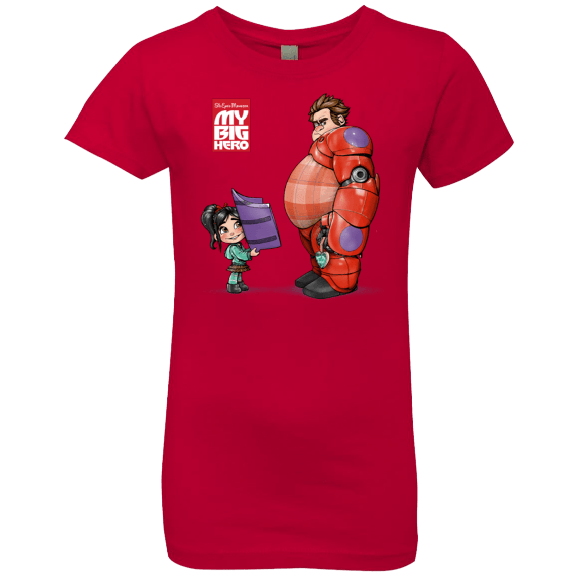 T-Shirts Red / YXS My Big Hero Girls Premium T-Shirt