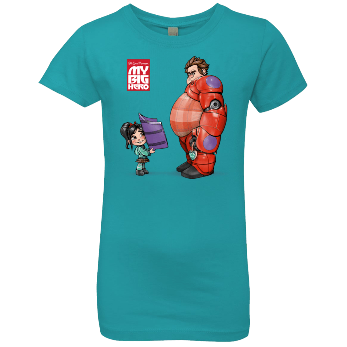 T-Shirts Tahiti Blue / YXS My Big Hero Girls Premium T-Shirt