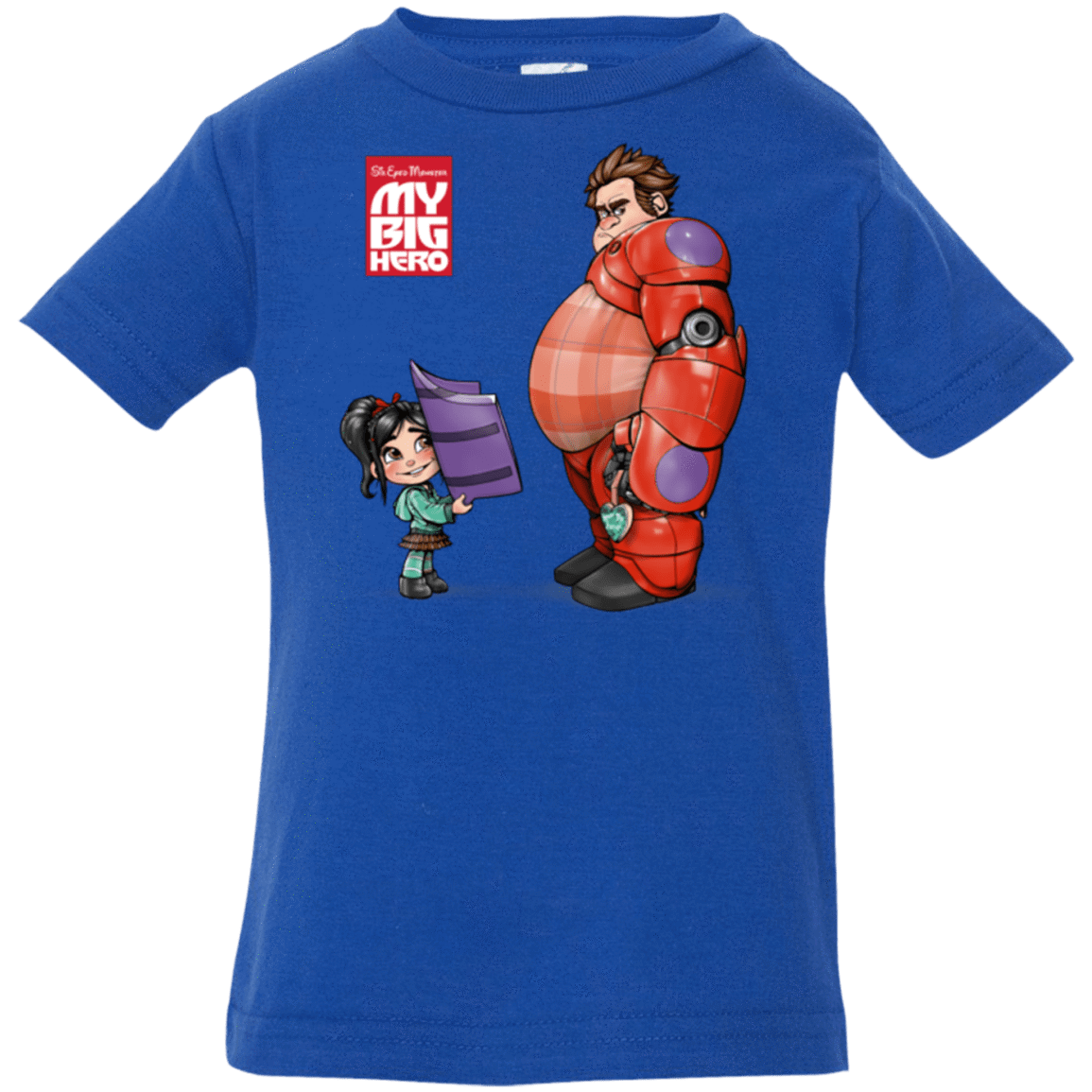 T-Shirts Royal / 6 Months My Big Hero Infant PremiumT-Shirt