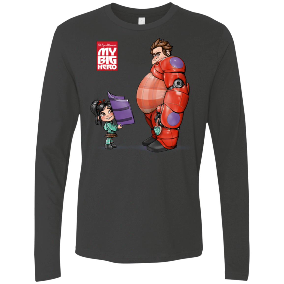 T-Shirts Heavy Metal / Small My Big Hero Men's Premium Long Sleeve