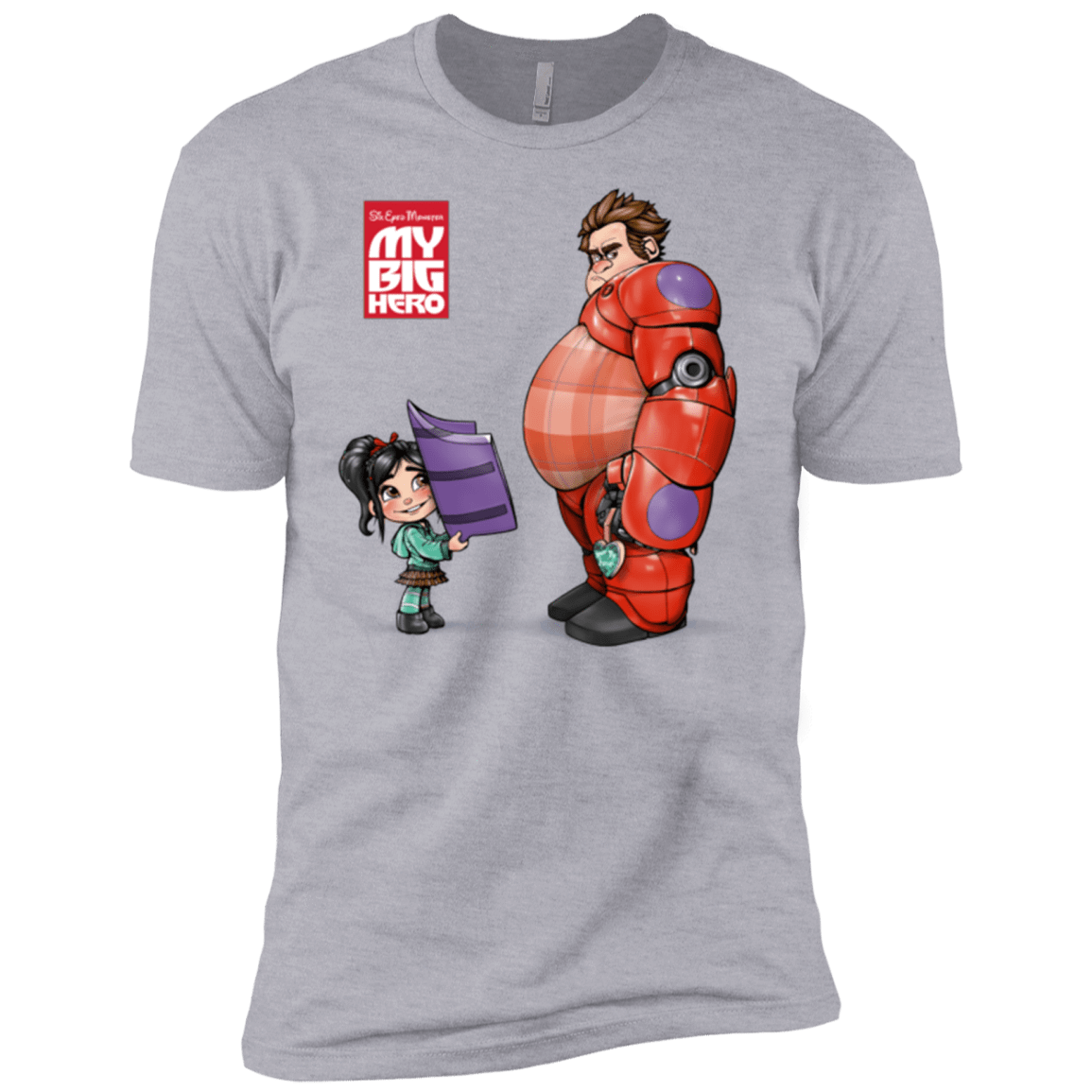 T-Shirts Heather Grey / X-Small My Big Hero Men's Premium T-Shirt
