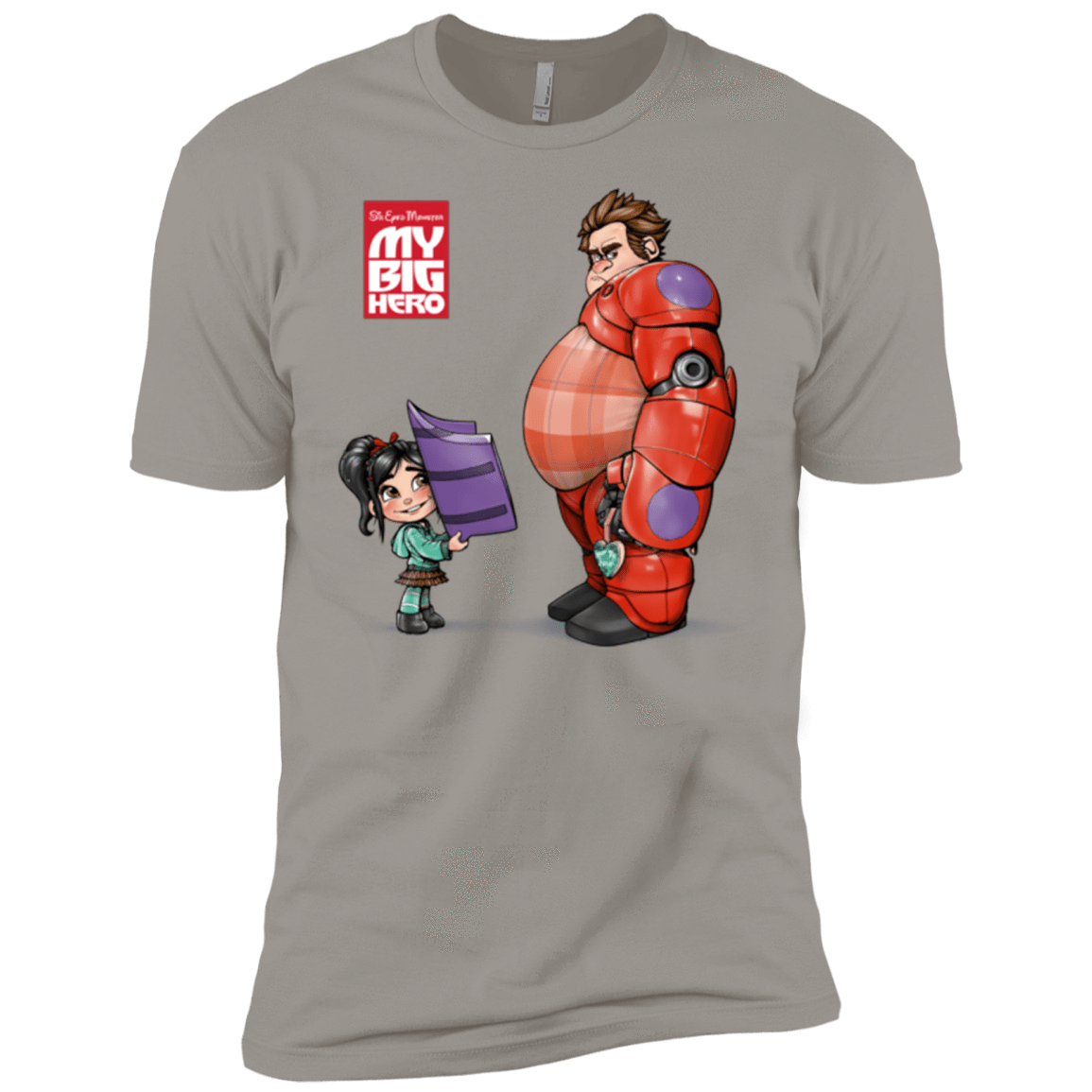 T-Shirts Light Grey / X-Small My Big Hero Men's Premium T-Shirt