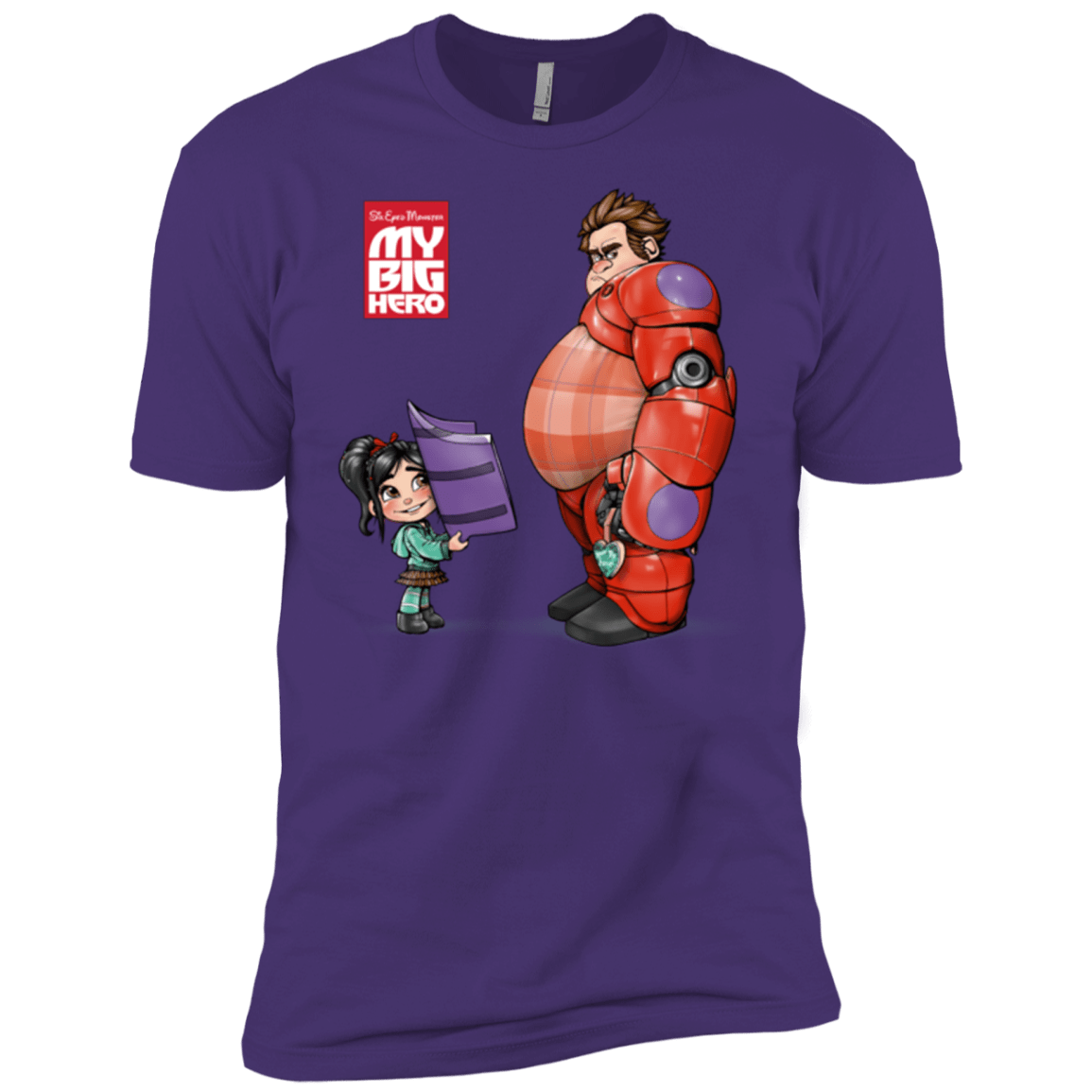 T-Shirts Purple / X-Small My Big Hero Men's Premium T-Shirt