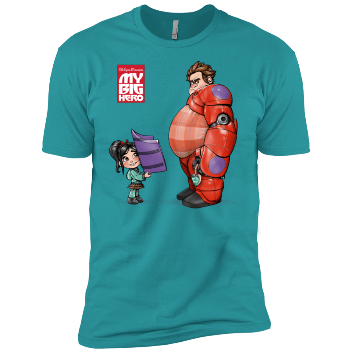 T-Shirts Tahiti Blue / X-Small My Big Hero Men's Premium T-Shirt