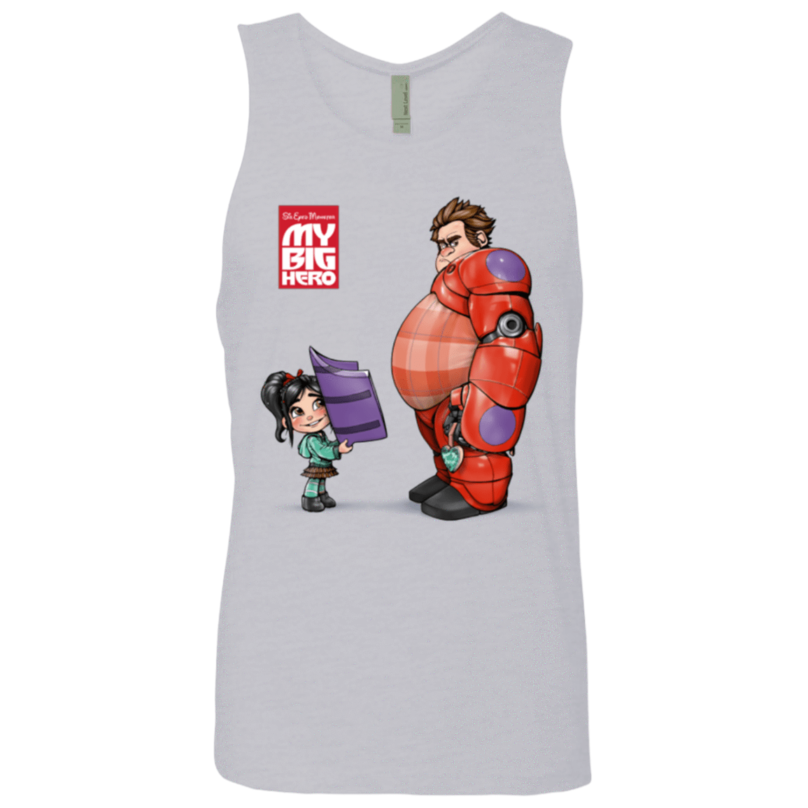 T-Shirts Heather Grey / Small My Big Hero Men's Premium Tank Top