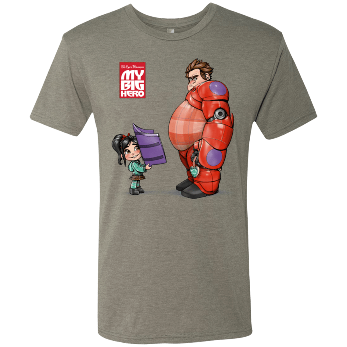 T-Shirts Venetian Grey / Small My Big Hero Men's Triblend T-Shirt